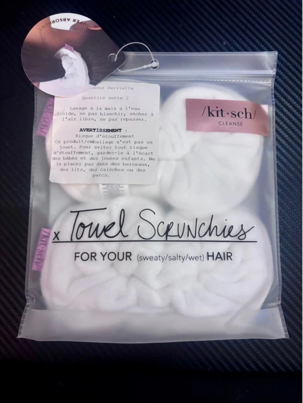 Kitsch Towel Scrunchies 4 pack